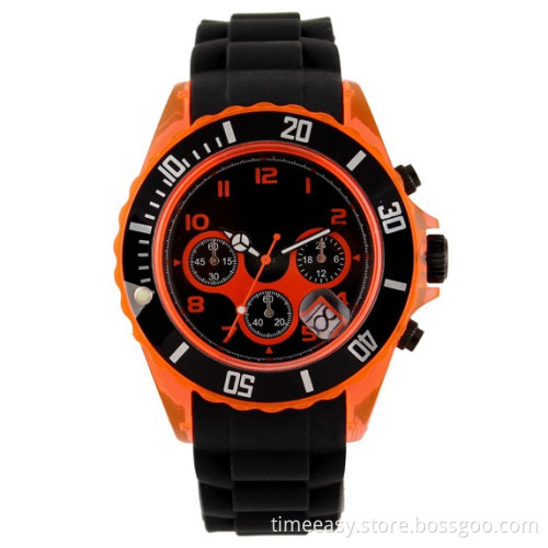 3ATM Water Resistance Silicone Watch with High Quality Fashion Wrist Watch for Unisex